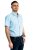 Svetlomodrá slim fit košeľa s krátkymi rukávmi od Thomas Jeans