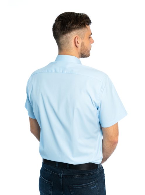 Svetlomodrá slim fit košeľa s krátkymi rukávmi od Thomas Jeans