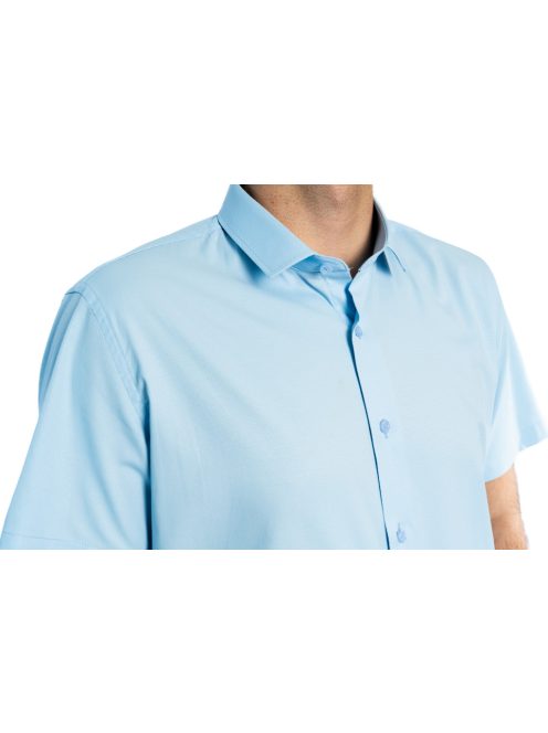Svetlomodrá slim fit košeľa s krátkymi rukávmi od Thomas Jeans