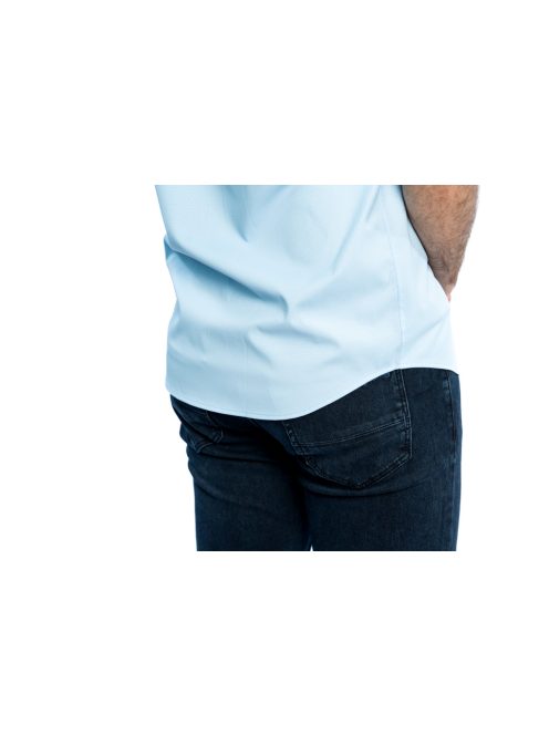 Svetlomodrá slim fit košeľa s krátkymi rukávmi od Thomas Jeans