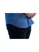 Thomas Jeans orgonakék slim fit rövid ujjú ing