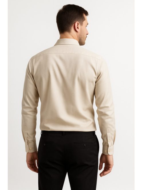 Pánska košeľa Thomas Jeans slim fit béžová