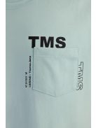 Thomas Jeans kis zsebes kerek nyakú póló menta színű