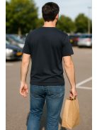 Thomas Jeans zsebes kerek nyakú póló fekete kis zsebbel