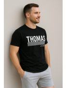 Thomas Jeans s veľkým nápisom, čierne