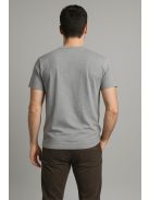 Thomas Jeans szürke kerek nyakú póló. kis felirattal