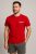 Thomas Jeans keretes feliratos piros kerek nyakú póló