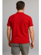 Thomas Jeans keretes feliratos piros kerek nyakú póló