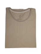Thomas Jeans egyszínű bézs póló, kereknyakú