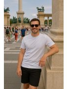 Thomas Jeans egyszínű fehér póló, kerek nyakú