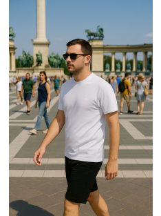 Jednofarebné biele tričko Thomas Jeans s logom