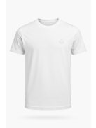 Thomas Jeans egyszínű fehér póló, kerek nyakú