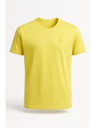 Thomas Jeans egyszínű citromsárga póló, kerek nyakú