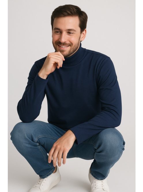 Thomas Jeans rolák tmavomodrý