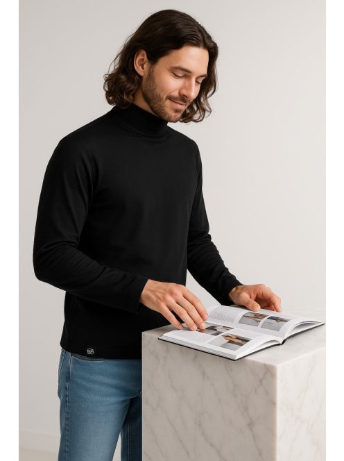 Čierny rolák Thomas Jeans