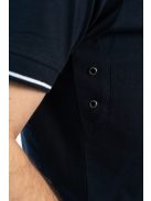 Polo tričko Thomas Jeans s golierom a tmavomodrými gombíkmi
