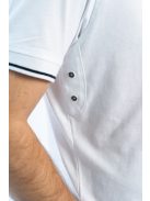 Thomas Jeans galléros póló fehér ringlis