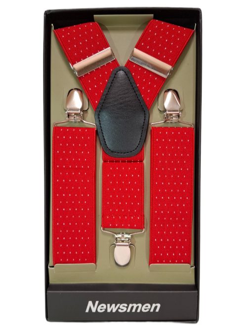 Thomas Jeans nadrágtartó piros fehér pöttyökkel