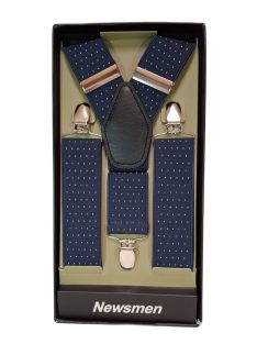 Thomas Jeans nadrágtartó sötétkék fehér pöttyökkel