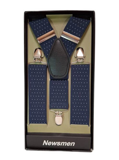 Thomas Jeans nadrágtartó sötétkék fehér pöttyökkel