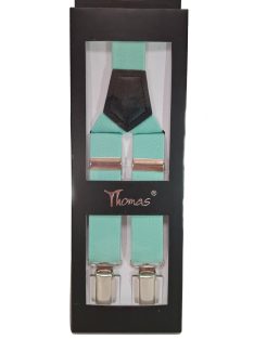 Thomas Jeans nadrágtartó türkiz zöld keskeny