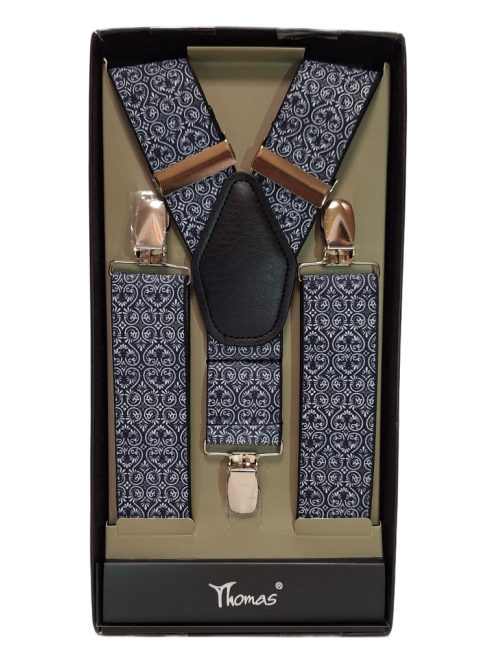 Thomas Jeans nadrágtartó kék fehér mintával