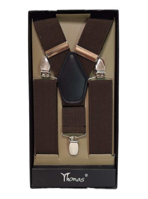 Thomas Jeans nadrágtartó sötétbarna