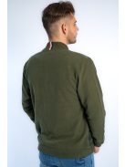 Thomas Jeans steppelt elejű kardigán zöld