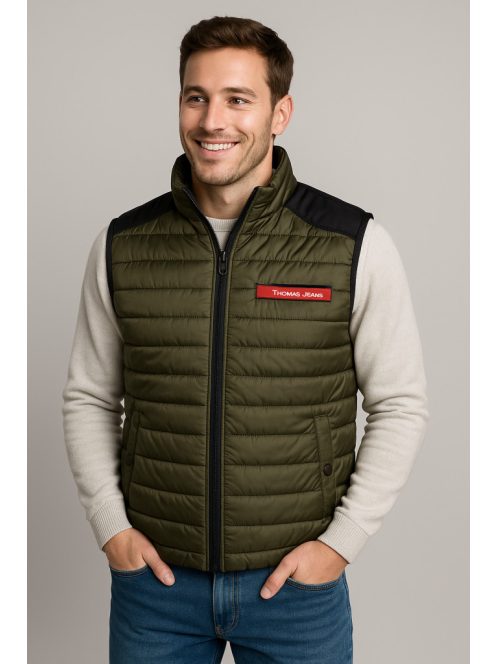 Thomas Jeans steppelt mellény zöld