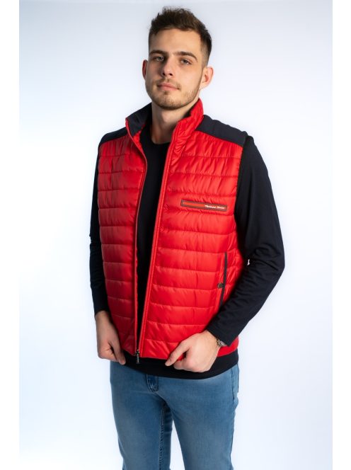 Prešívaná vesta Thomas Jeans červená