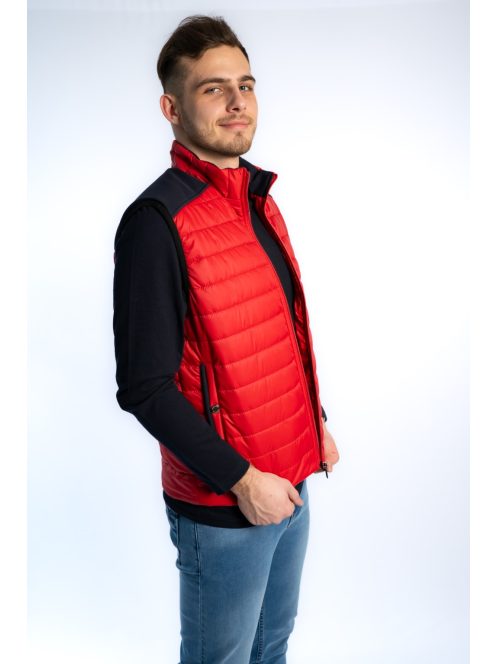 Prešívaná vesta Thomas Jeans červená