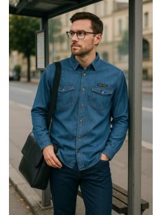Svetlá džínsová košeľa Thomas Jeans