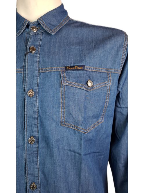 Svetlá džínsová košeľa Thomas Jeans