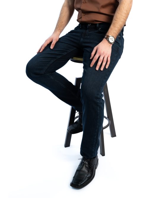 Džínsy Thomas Jeans v tmavo indigovej farbe