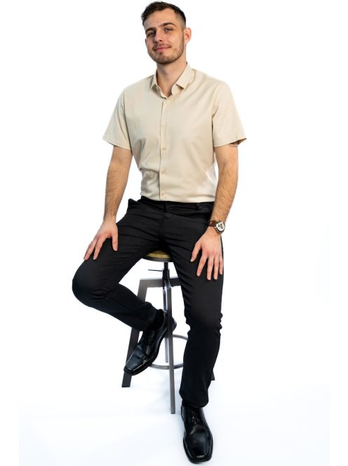 Thomas Jeans fekete chino nadrág