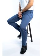Nohavice Thomas Jeans z lesklého materiálu v odtieni modrej