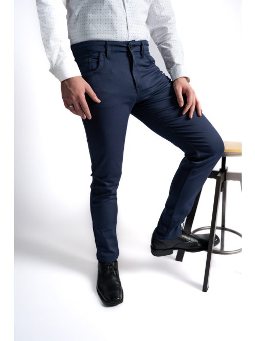 Thomas Jeans fényes anyagú nadrág kék