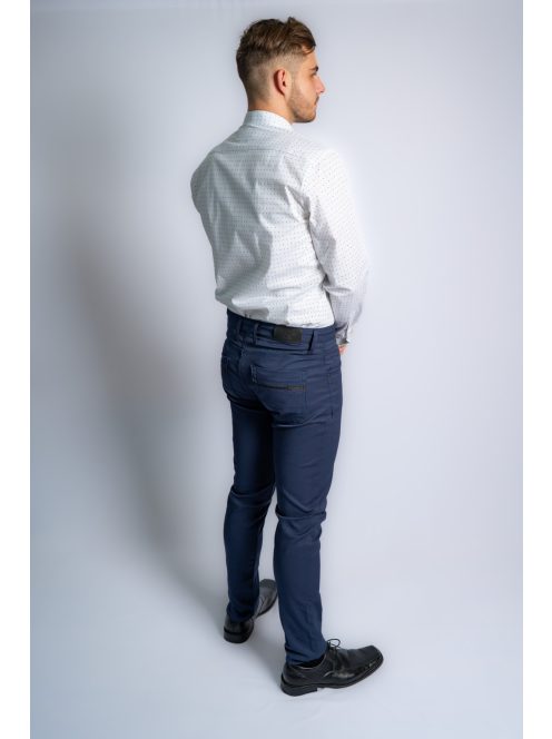 Thomas Jeans fényes anyagú nadrág kék