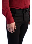 Thomas Jeans fényes anyagú nadrág fekete