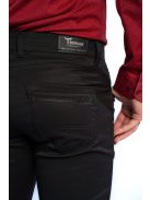 Nohavice Thomas Jeans z lesklého materiálu, čierne