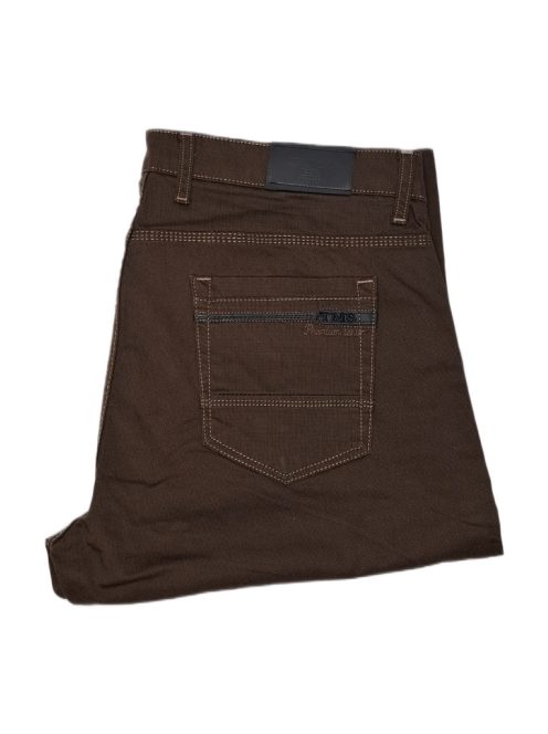 Hnedé plátené nohavice Thomas Jeans