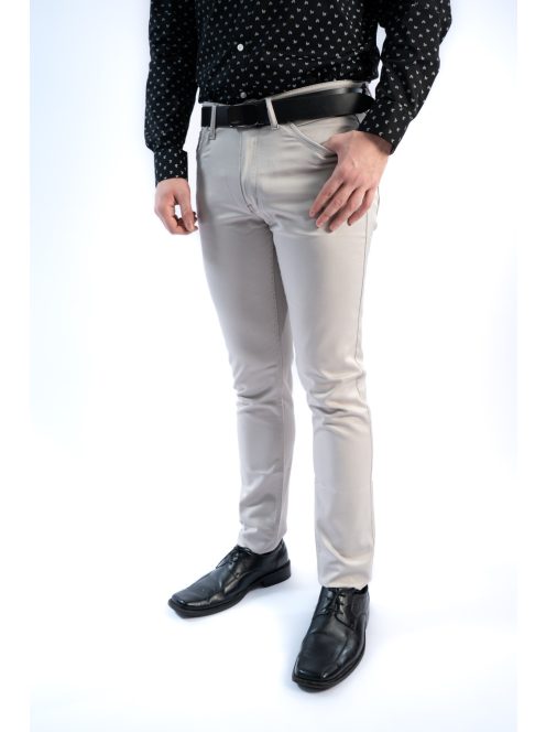 Thomas Jeans fényes anyagú nadrág világos bézs