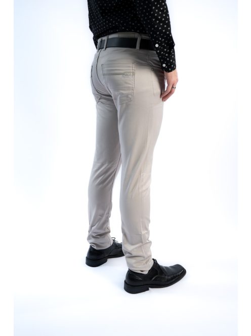 Thomas Jeans fényes anyagú nadrág világos bézs