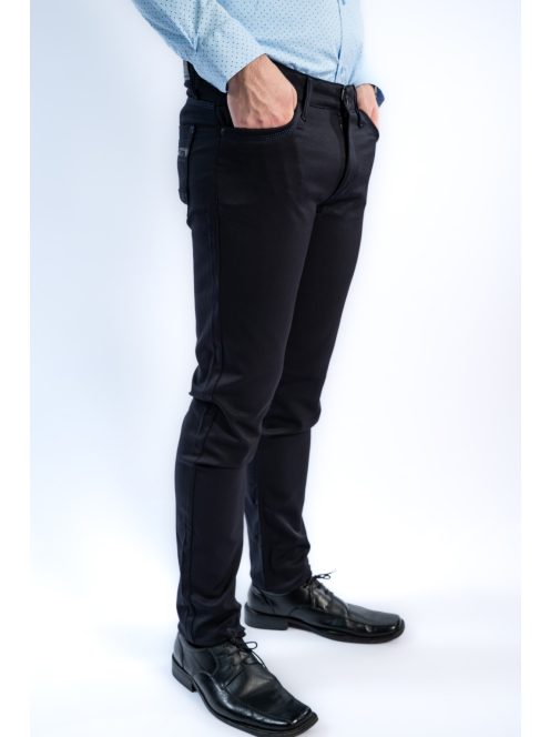 Thomas Jeans fényes anyagú nadrág éjkék