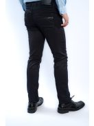 Nohavice Thomas Jeans z lesklého materiálu v tmavomodrej farbe