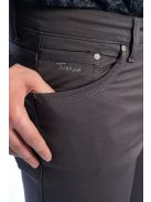 Nohavice Thomas Jeans z lesklého materiálu v šedej farbe