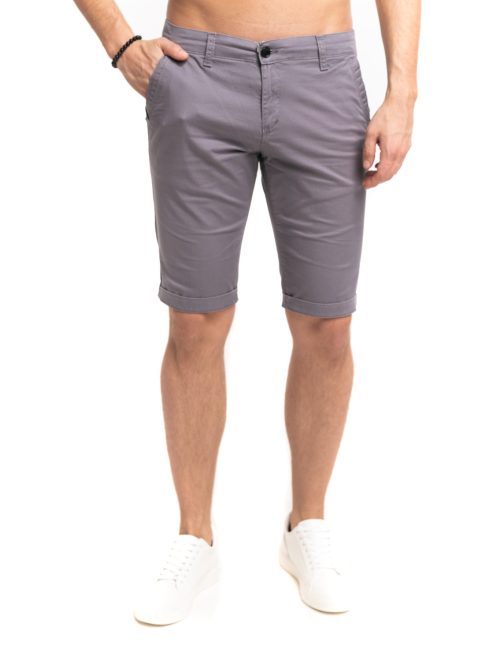 Plátnené bermudy Thomas Jeans v šedej farbe