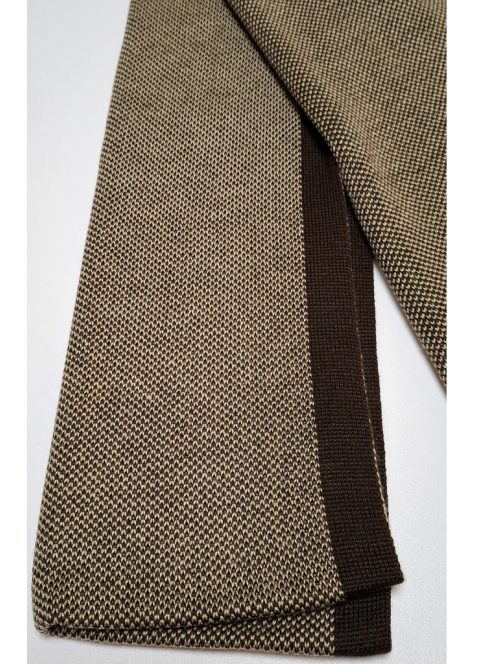 Thomas Jeans sál bézs fekete csíkkal