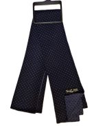 Šatka Thomas Jeans modro-čierna