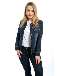 Dámska džínsová bunda Thomas Jeans s efektom opotrebovania